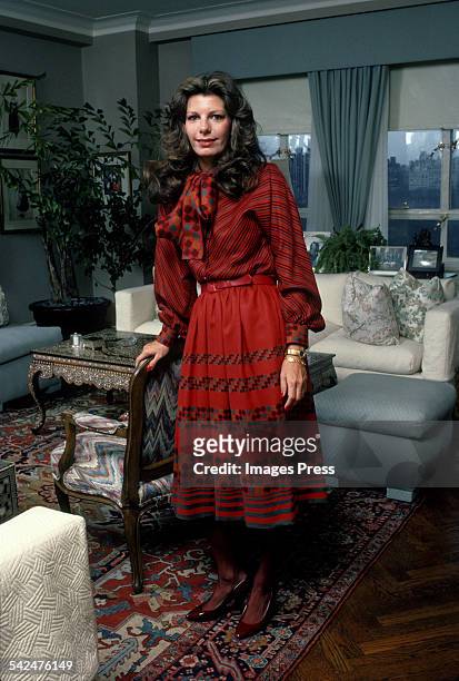 Yasmin Aga Khan - At Home circa 1984 in New York City.