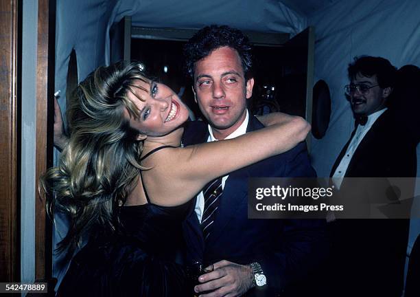 Christie Brinkley and Billy Joel circa 1983 in New York City.