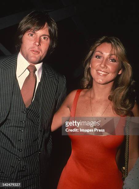 Bruce Jenner and Linda Thompson circa 1990 in New York City.