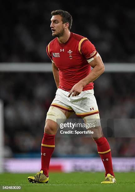 September 2015; Sam Warburton, Wales. 2015 Rugby World Cup, Pool A, England v Wales, Twickenham Stadium, London, England. Picture credit: Brendan...