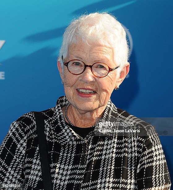 Betty DeGeneres attends the premiere of "Finding Dory" at the El Capitan Theatre on June 8, 2016 in Hollywood, California.