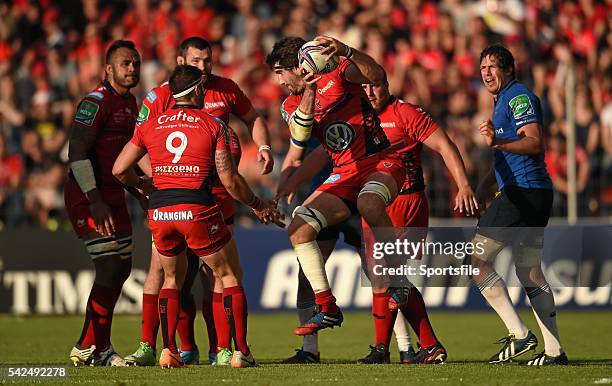 April 2014; Juan Martín Fernández Lobbe, Toulon. Heineken Cup, Quarter-Final, Toulon v Leinster. Stade Félix Mayol, Toulon, France. Picture credit:...