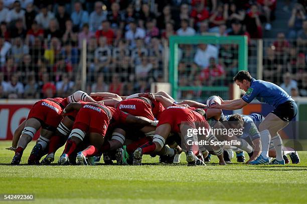 April 2014; Eoin Reddan, Leinster. Heineken Cup, Quarter-Final, Toulon v Leinster. Stade Félix Mayol, Toulon, France. Picture credit: Roberto Bregani...