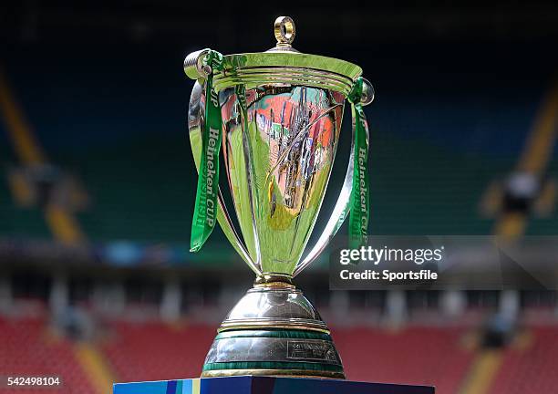 May 2014; The Heineken Cup in the Millennium Stadium ahead of Saturday's Heineken Cup Final between Toulon and Saracens. 2014 Heineken Cup Final...