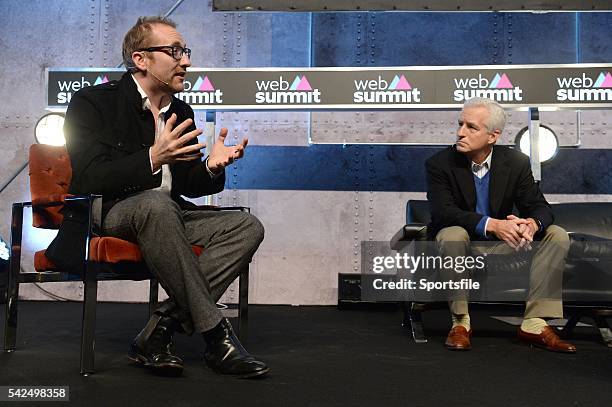 November 2015; Pictured are Wil Harris, left, Head of Digital, Conde Nast Publications, and Eric Schurenberg, President & Editor-in-Chief, Inc.com,...