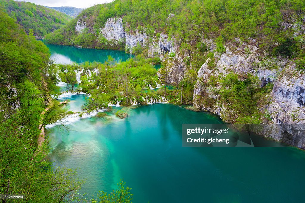 Croatia, Plitvice Lakes National Park, Plitvice Lakes
