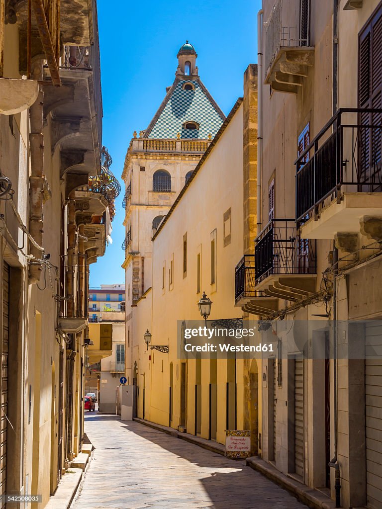 Italy, Sicily, Province of Trapani, Marsala, Via Andrea D'Anna, Museum