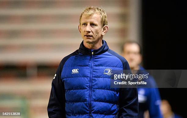 December 2015; Leinster head coach Leo cullen arrives for the captain's run ahead of their European Rugby Champions Cup, Pool 5, Round 3, match...
