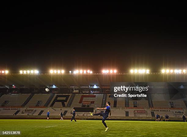 December 2015; Leinster's Isa Nacewa during the captain's run before their European Rugby Champions Cup, Pool 5, Round 3, match against RC Toulon....