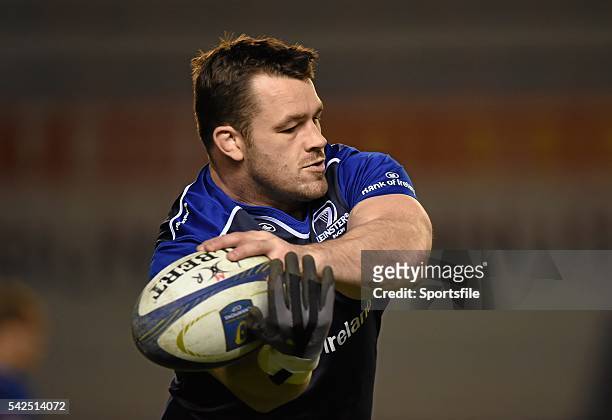 December 2015; Leinster's Cian Healy during the captain's run before their European Rugby Champions Cup, Pool 5, Round 3, match against RC Toulon....