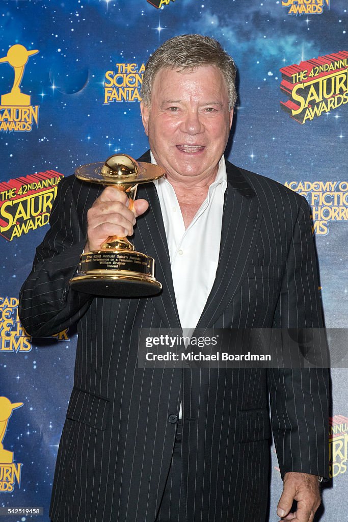 William Shatner Pose In The Press Room At The 42nd Annual Saturn william-shatner-pose-in-the-press-room-at-the-42nd-annual-saturn
