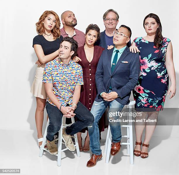 The cast of 'Superstore' is photographed for Entertainment Weekly Magazine at the ATX Television Fesitval on June 10, 2016 in Austin, Texas.