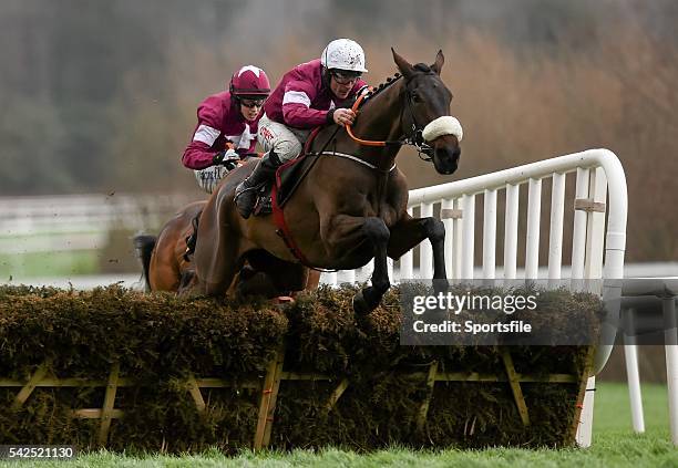 December 2015; Prince of Scars, with Davy Russell up, right, leads Alpha Des Obeaux, with Bryan Cooper up, on their way to winning the Squared...