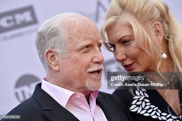 Actor Richard Dreyfuss and wife Svetlana Erokhin arrive at the 44th AFI Life Achievement Awards Gala Tribute to John Williams at Dolby Theatre on...