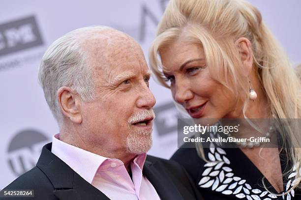 Actor Richard Dreyfuss and wife Svetlana Erokhin arrive at the 44th AFI Life Achievement Awards Gala Tribute to John Williams at Dolby Theatre on...