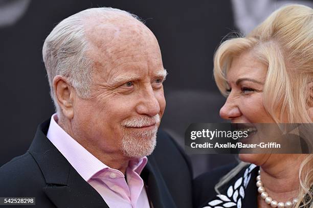 Actor Richard Dreyfuss and wife Svetlana Erokhin arrive at the 44th AFI Life Achievement Awards Gala Tribute to John Williams at Dolby Theatre on...