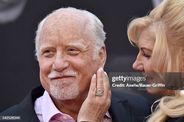 Actor Richard Dreyfuss and wife Svetlana Erokhin arrive at the 44th AFI Life Achievement Awards Gala Tribute to John Williams at Dolby Theatre on...