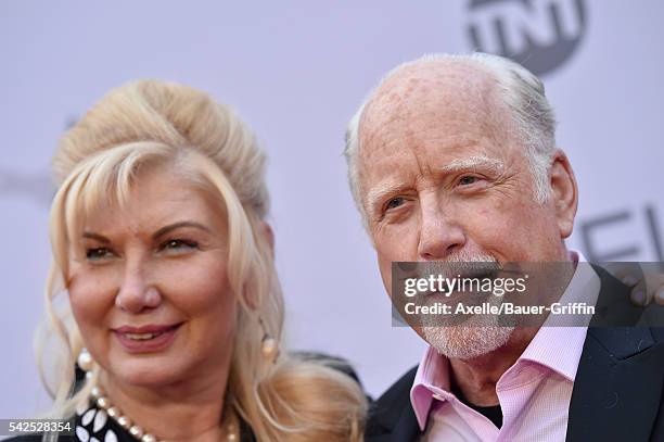 Actor Richard Dreyfuss and wife Svetlana Erokhin arrive at the 44th AFI Life Achievement Awards Gala Tribute to John Williams at Dolby Theatre on...