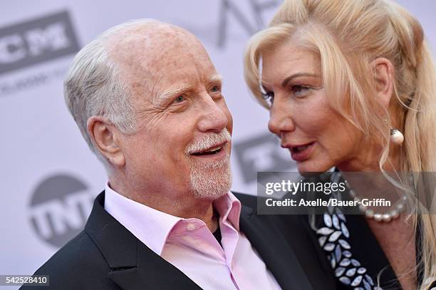 Actor Richard Dreyfuss and wife Svetlana Erokhin arrive at the 44th AFI Life Achievement Awards Gala Tribute to John Williams at Dolby Theatre on...