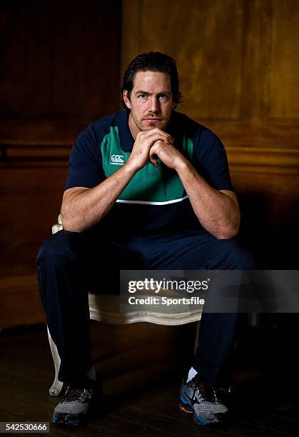 February 2016; Ireland's Mike McCarthy poses for a portrait ahead of a press conference. Carton House, Maynooth, Co. Kildare. Picture credit: Stephen...