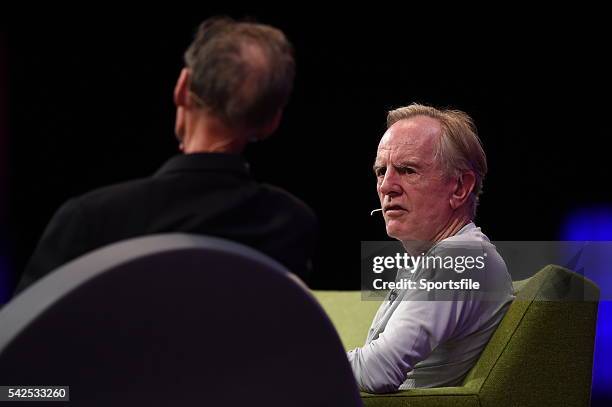 November 2014; John Sculley, Former CEO, Apple, in conversation with David Carr, Journalist and Author, The New York Times, on the centre stage...