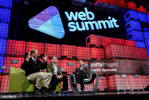 November 2014; Henry Blodget, Co-Founder & CEO, Business Insider, and Jim Bankoff, CEO & Chairman, Vox Media, discuss The Future of Media with David...