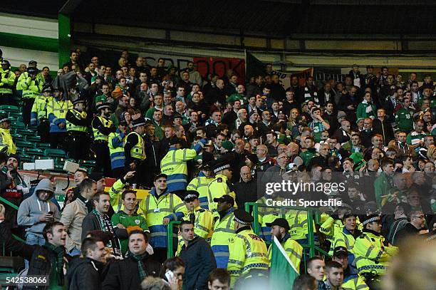 November 2014; Republic of Ireland supporters during the game. UEFA EURO 2016 Championship Qualifer, Group D, Scotland v Republic of Ireland, Celtic...