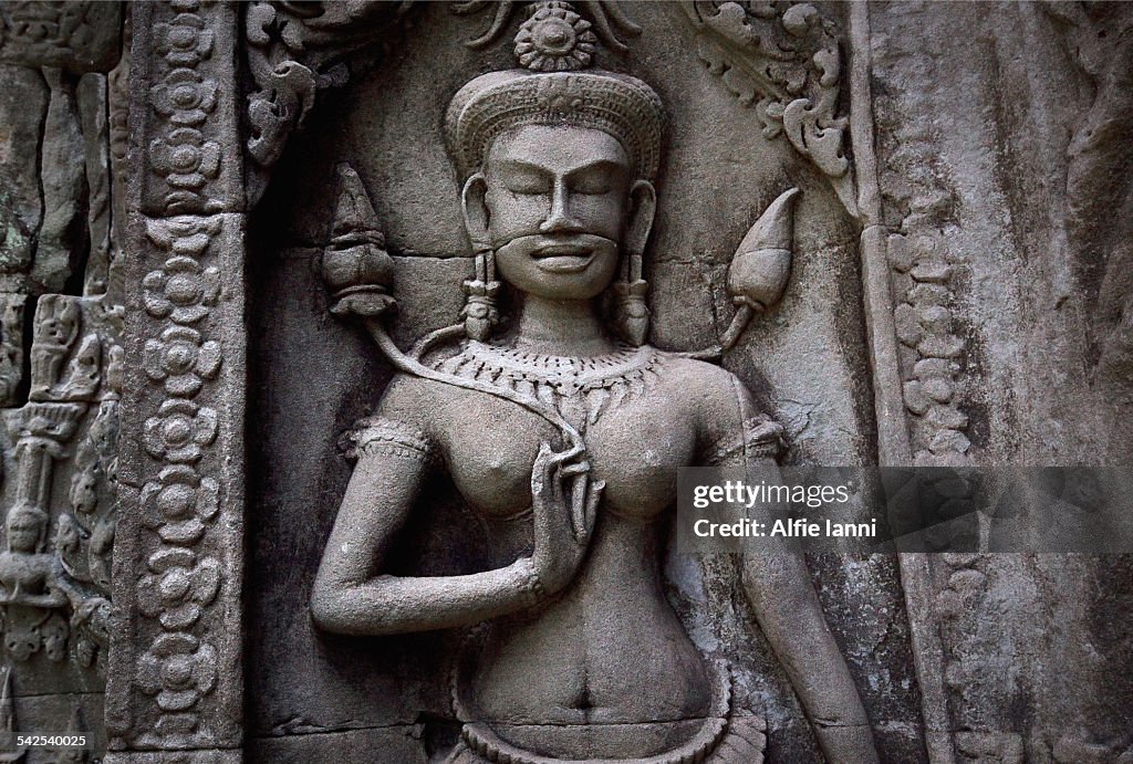 Apsara Relief at Angkor Wat