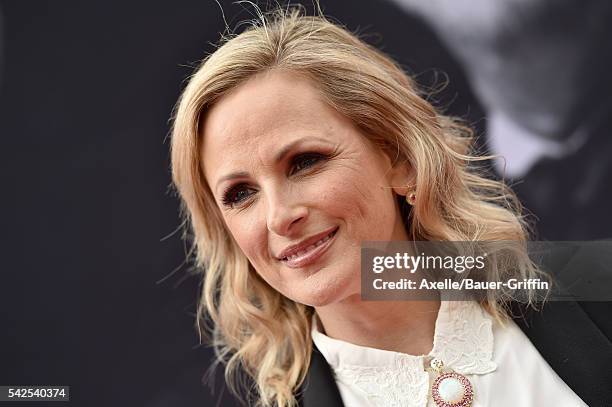 Actress Marlee Matlin arrives at the 44th AFI Life Achievement Awards Gala Tribute to John Williams at Dolby Theatre on June 9, 2016 in Hollywood,...