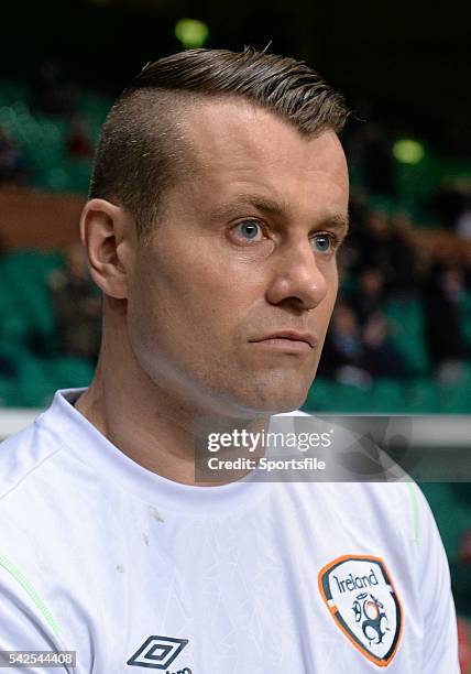 November 2014; Shay Given, Republic of Ireland. UEFA EURO 2016 Championship Qualifier, Group D, Scotland v Republic of Ireland. Celtic Park, Glasgow,...