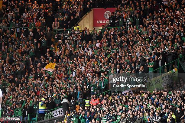 November 2014; Republic of Ireland supporters during the game. UEFA EURO 2016 Championship Qualifer, Group D, Scotland v Republic of Ireland, Celtic...