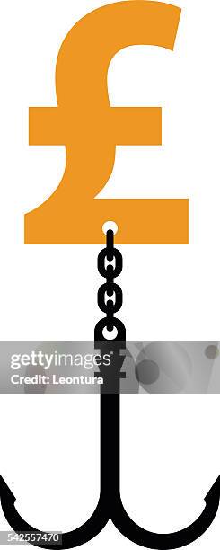 falling pounds - great depression white background stock illustrations