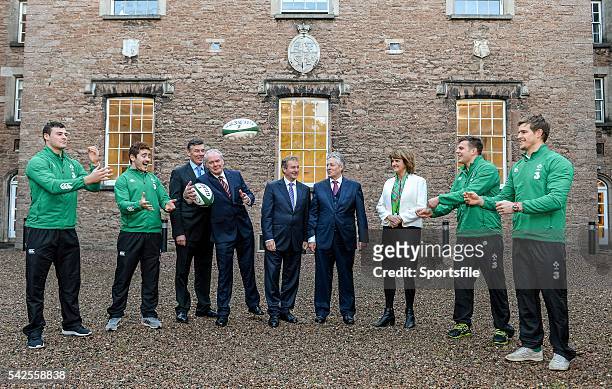 December 2014; In attendance at the announcement of the Irish Rugby Football Union, Irish Government and the Northern Ireland Executives' intention...