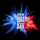 Fourth of July background for Happy Independence Day  America