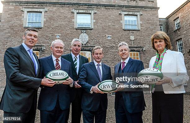 December 2014; In attendance at the announcement of the Irish Rugby Football Union, Irish Government and the Northern Ireland Executives' intention...