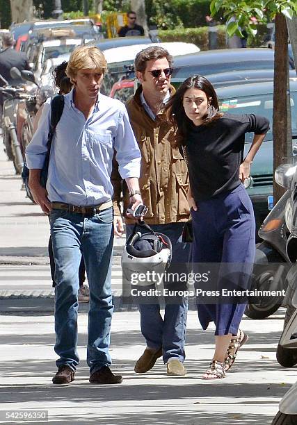 Christian of Hannover and Alessandra de Osma are seen on June 1, 2016 in Madrid, Spain.