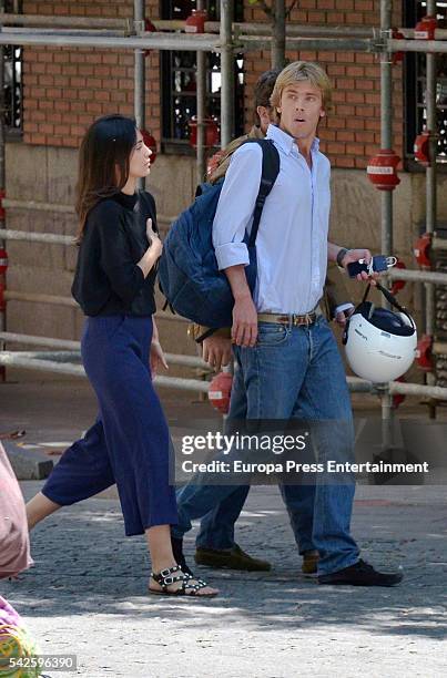 Christian of Hannover and Alessandra de Osma are seen on June 1, 2016 in Madrid, Spain.