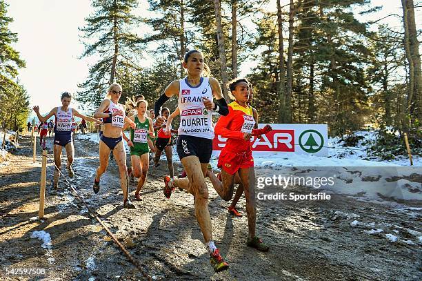 December 2014; Ireland's Fionnuala Britton, third from left, competes alongside, from left, Great Britain's Kate Avery, eventual race winner Great...