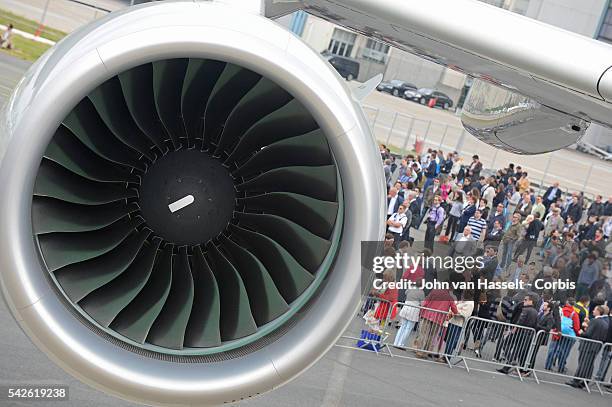 The 51st edition of the International Paris Air Show at Le Bourget is the largest and longest running aerospace trade show in the world. Photo by...