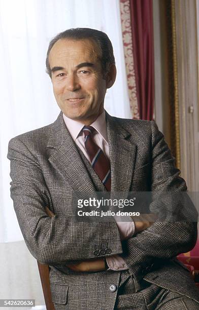 French Minister of Justice Robert Badinter