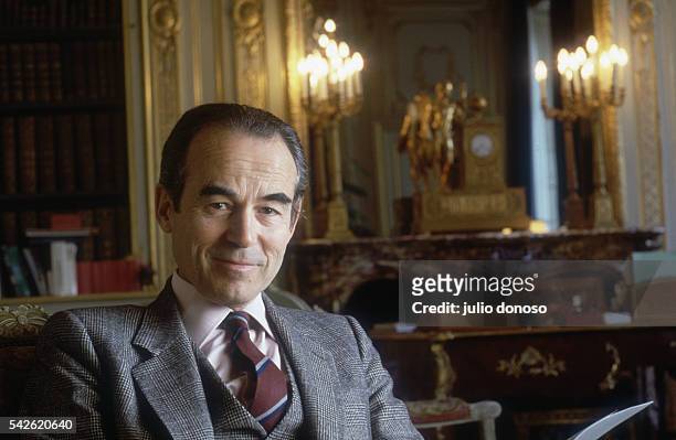 French Minister of Justice Robert Badinter