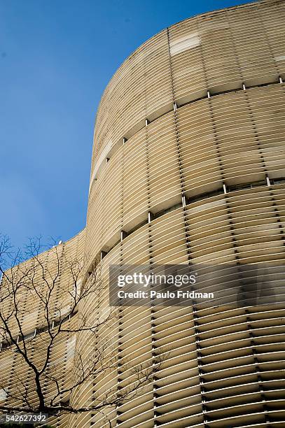 Copan building by Oscar Niemeyer, in Sao Paulo, Brazil.