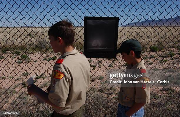 Twice a year the Trinity site where the US detonated the first atomic bomb on July 16th, 1945 is open to the public. On April 2, 2005 over 2500...