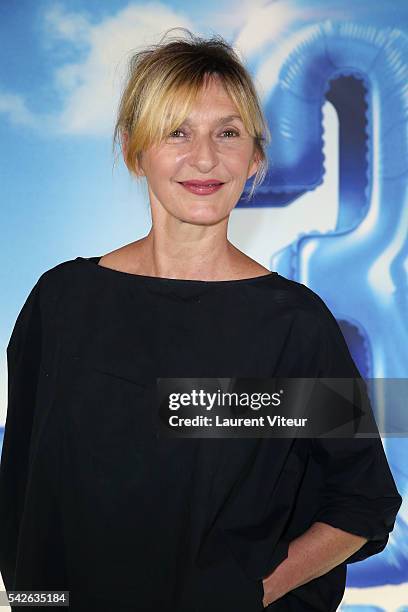 Actress Sophie Mounicot attends the 'Camping 3' Paris Premiere at Gaumont Champs Elysees on June 23, 2016 in Paris, France.