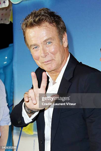 Actor Franck Dubosc attends the 'Camping 3' Paris Premiere at Gaumont Champs Elysees on June 23, 2016 in Paris, France.