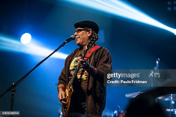 Ultraje a Rigor plays in a concert at HSBC Hall in Sao Paulo, Brazil