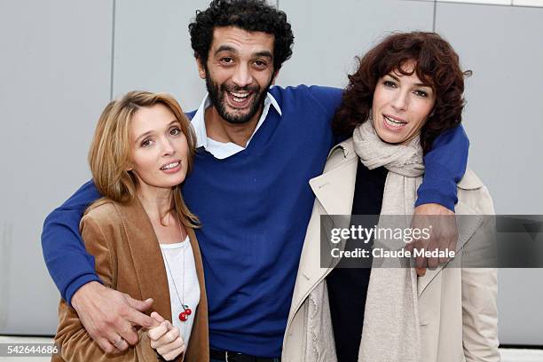 Anne Marivin, Ramzy Bédia and Anne Depetrini for the movie "Il reste du Jambon" at the 15th International Festival of Young Directors