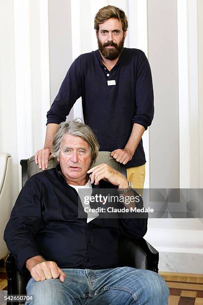 Arthur de Kersauson director with is father Olivier Kersauson navigator at the 62th International Film Festival of San Sebastian