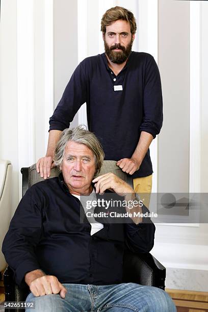 Arthur de Kersauson director with is father Olivier Kersauson navigator at the 62th International Film Festival of San Sebastian