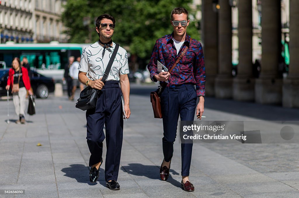 Paris Fashion Week - Menswear Spring/Summer 2017 : Day two